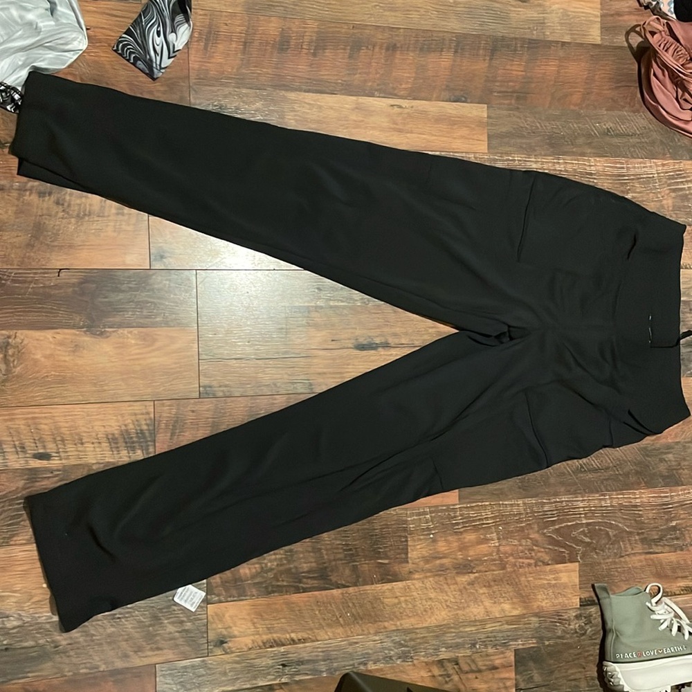 black urbane impulse stretch pants